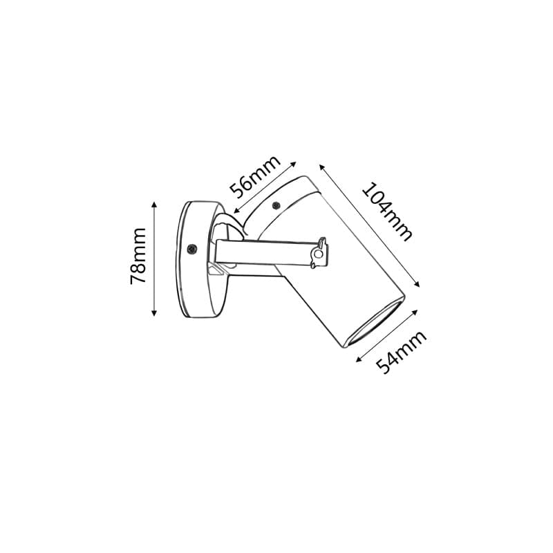 CLA Lighting Wall Pillar Lights Single Adjustable 12V / 24V Wall Pillar Light Lights-For-You