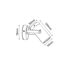 CLA Lighting Wall Pillar Lights Single Adjustable 12V / 24V Wall Pillar Light Lights-For-You