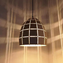 CLA Pendant Light Armis Glass Pendant Light w/ Tiled Iron (Ellipse) Lights-For-You
