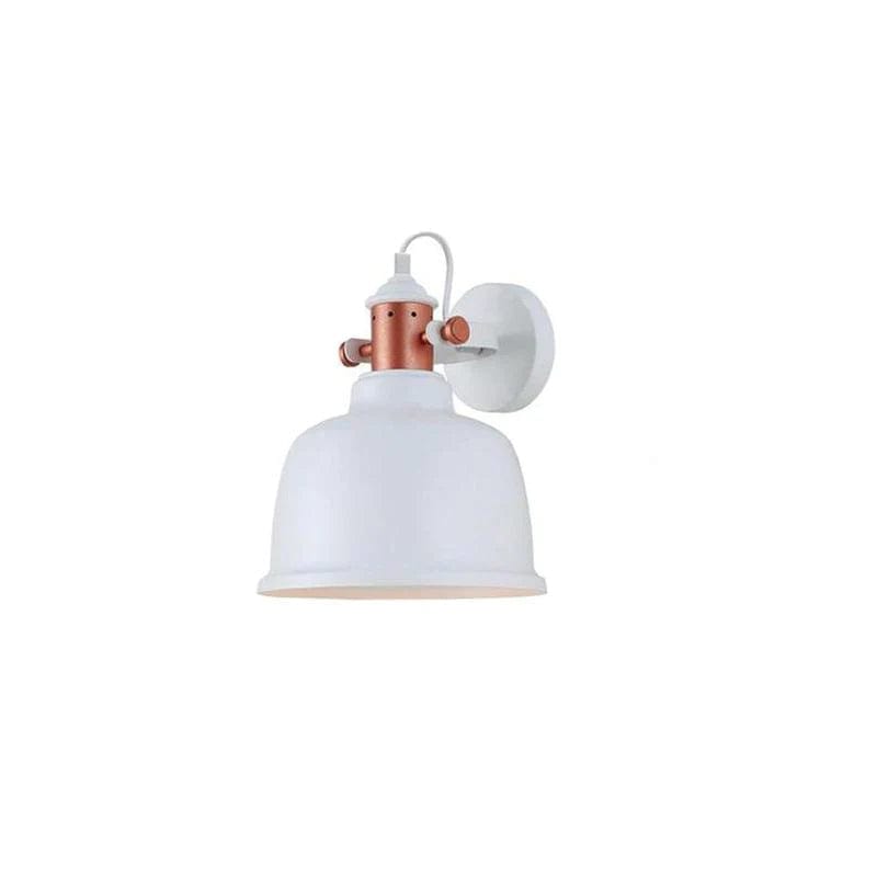 Wall Lamp Adjustable Bell In White, Grey Or Black