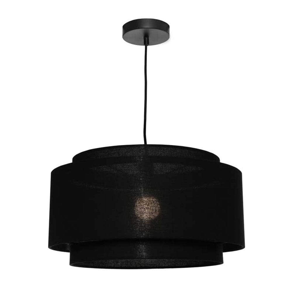 Cougar Lighting Indoor Pendants Bern 1 Light Pendant Large Black Lights-For-You BERN1PLBLK