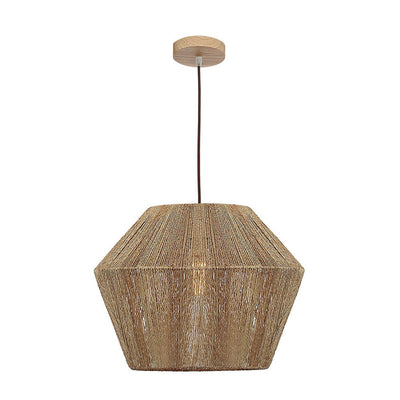 Cougar Lighting Indoor Pendants Cassie 1 Light Pendant Large Natural Thread Lights-For-You CASS1PLGNAT 9305125106219