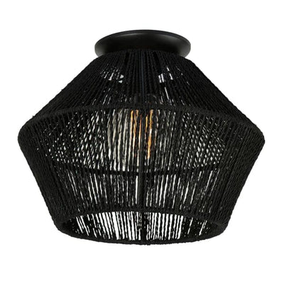 Cougar Lighting Indoor Pendants Cassie Batten Fix in Natural or Black Lights-For-You CASS1BFBLK 9305125108626