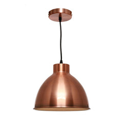 Cougar Lighting Indoor Pendants Dome 1 Light Pendant Black/Copper/White Lights-For-You DOME1PCOP 9305125106417