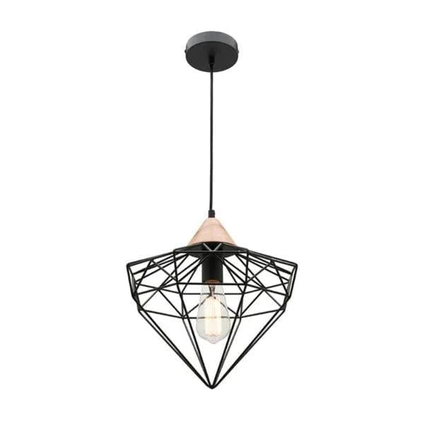 Cougar Lighting Indoor Pendants Glint Black Metal Pendant Light Lights-For-You GLIN1P 9305125104147