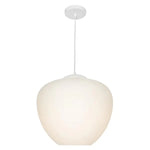 Cougar Lighting Indoor Pendants Helena Pendant Light Large 1Lt Lights-For-You HELE1PLWHT 9305125107995