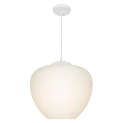 Cougar Lighting Indoor Pendants Helena Pendant Light Large 1Lt Lights-For-You HELE1PLWHT 9305125107995