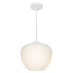 Cougar Lighting Indoor Pendants Helena Pendant Light Small 1Lt Lights-For-You HELE1PSWHT 9305125107988