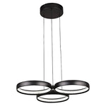 Cougar Lighting Indoor Pendants Olympus LED Pendant Light Lights-For-You OLYM3PLEDBLK 9305125108275