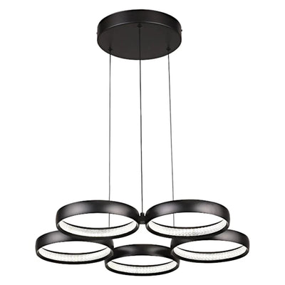 Cougar Lighting Indoor Pendants Olympus LED Pendant Light Lights-For-You OLYM5PLEDBLK 9305125108282