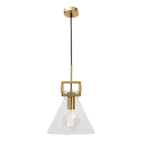 Cougar Lighting Indoor Pendants PIERRE 1 LIGHT PENDANT BLACK Lights-For-You PIER1PGLD 9305125109203