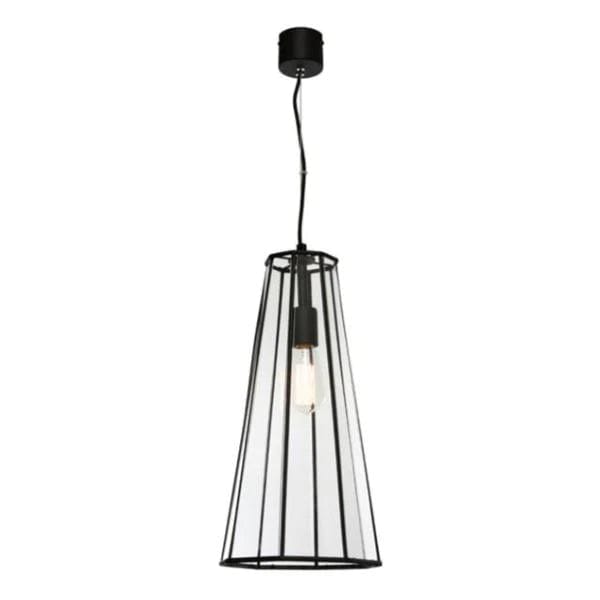 Cougar Lighting Indoor Pendants Zara Pendant Light 1Lt in Black Lights-For-You ZARA1PBLK 9305125107100