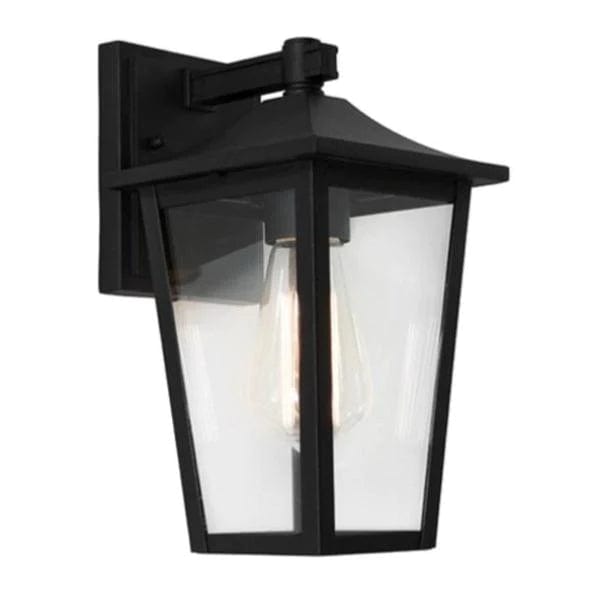 Cougar Lighting Outdoor Wall Lights York 1 Light Exterior Wall Light by Cougar Lighting Lights-For-You YORK1EBLK 9305125107551