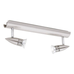 Cougar Lighting Spot Lights Proton 2 Light 12V Rail Satin Chrome Lights-For-You PRO2RSC12V 9305125000067