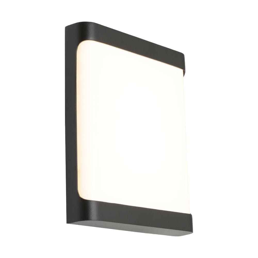 Cougar Lighting Wall Lights ODESSA PLAIN EXTERNAL WALL LIGHT RANGE Lights-For-You ODES1EPBLK 9305125108442