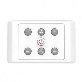 Ventair DC3/GLACIER/ALASKA Push Button Wall Controller TO Suit With Light Models DC3WCM