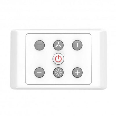 Ventair DC3/GLACIER/ALASKA Push Button Wall Controller TO Suit With Light Models DC3WCM