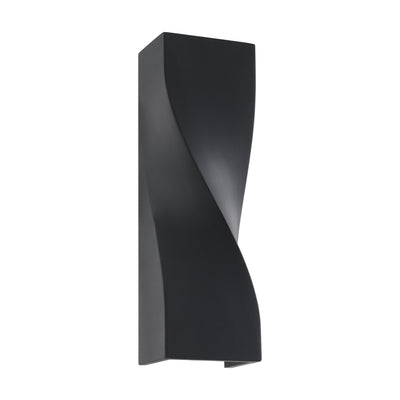 Eglo Meryl GU10 LED Wall Light Black