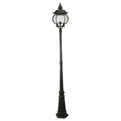 Flinders Large IP44 Standard Outdoor Garden Post Light Antique Bronze