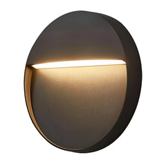 Architectural Round LED Step Light CCT 4w in Black or White 11cm Diameter