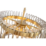Collette 60cm 6 Light 1 Tier Chandelier Satin Brass
