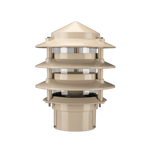 Domus Lighting Bollard Lighting DOMUS Three Tier Bollard Garden Light IP44 Lights-For-You 10700 9330772107005
