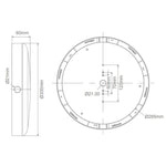 Domus Lighting Bunker Lights DOMUS VERSA-300 ROUND EYELID BUNKER Lights-For-You