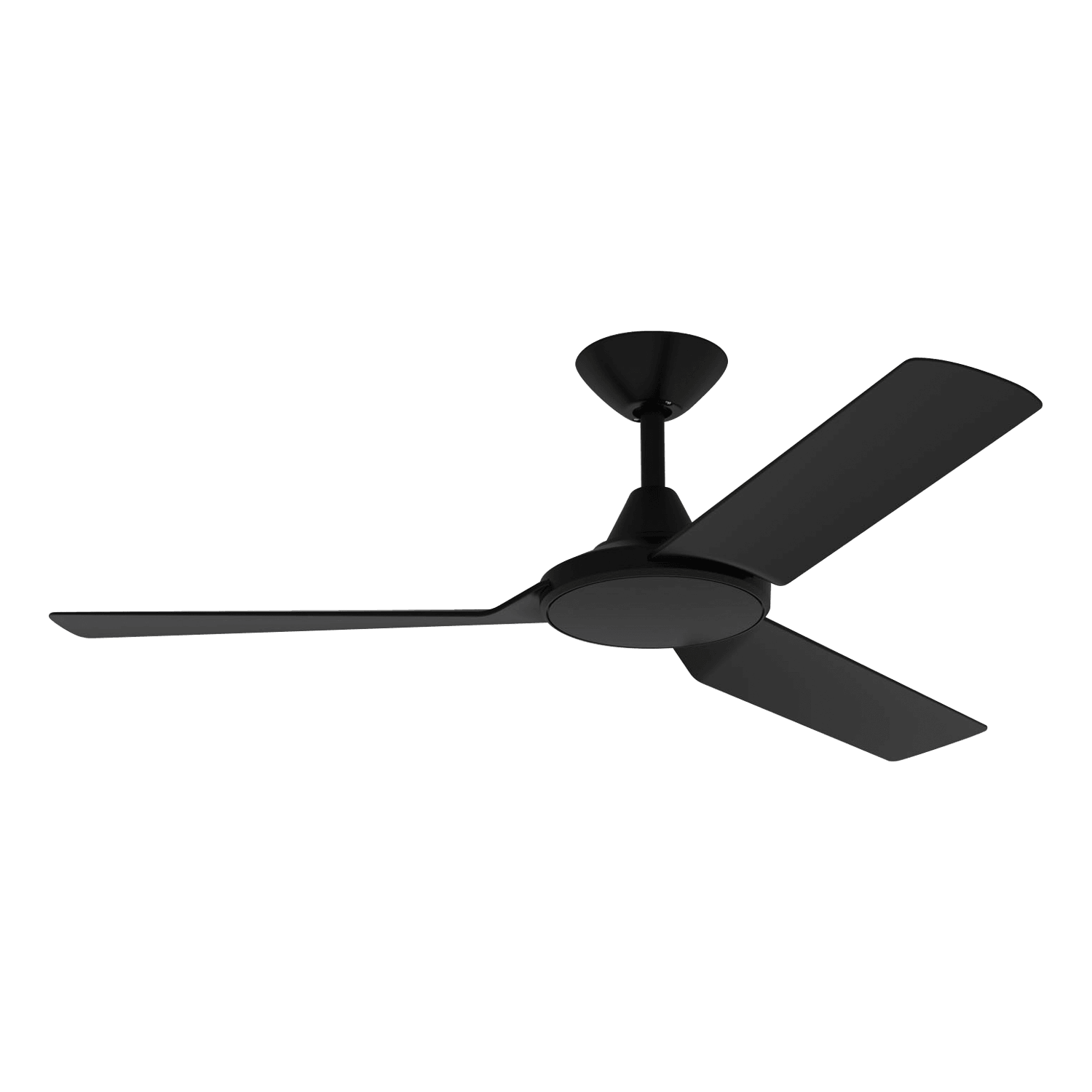 Domus Lighting Ceiling Fans BLACK Axis 3 Blade 48" Dc Ceiling Fan Without Led Light Lights-For-You 60020