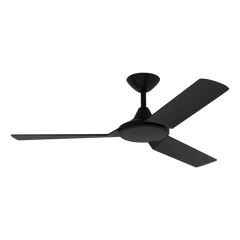 Domus Lighting Ceiling Fans BLACK Axis 3 Blade 48" Dc Ceiling Fan Without Led Light Lights-For-You 60020