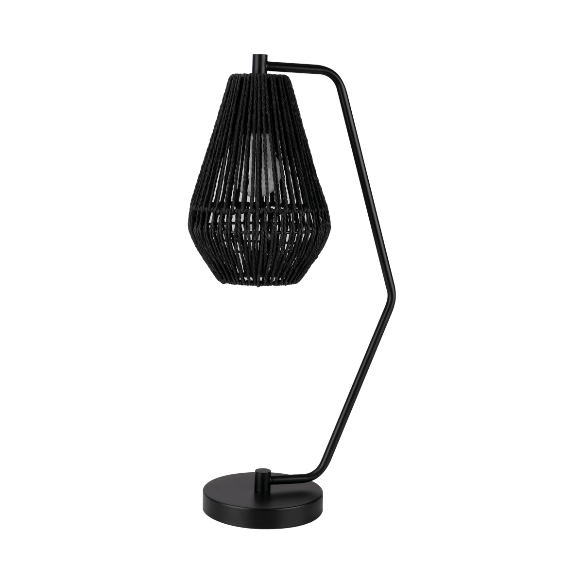 Domus Lighting Desk Lamps Black CARTER-DL - Paper Rope Desk Lamp Lights-For-You 23148