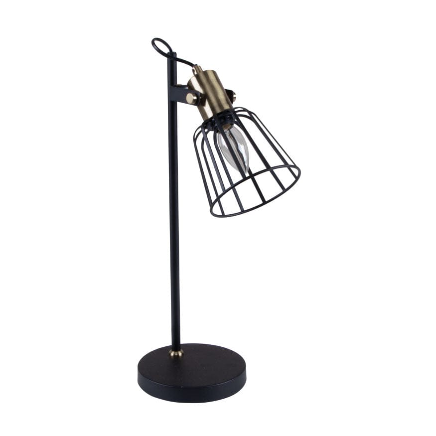 Domus Lighting Desk Lamps DOMUS ASHLEY-DL CAGE DESK LAMP with IP20 Lights-For-You 22516 9330772225167