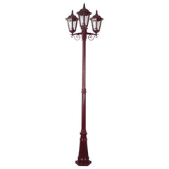 Domus Lighting Exterior Posts DOMUS CHESTER 3LT 2.47M POSTLIGHT B22 Lights-For-You 15028 9330772150285