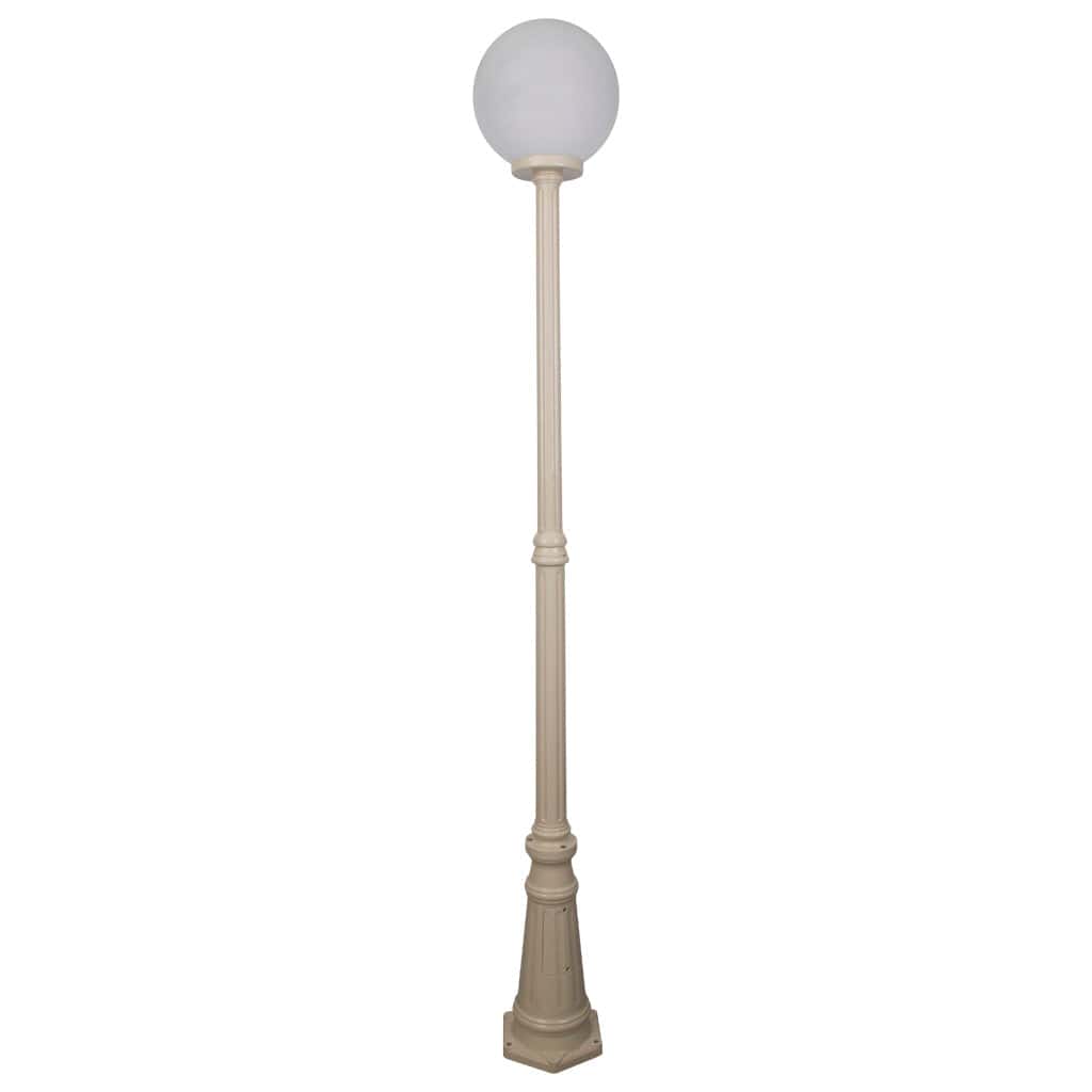 Domus Lighting Exterior Posts Beige DOMUS GT-558 Siena Sphere Tall Post Lights-For-You 15608