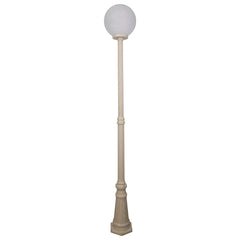 Domus Lighting Exterior Posts Beige DOMUS GT-558 Siena Sphere Tall Post Lights-For-You 15608