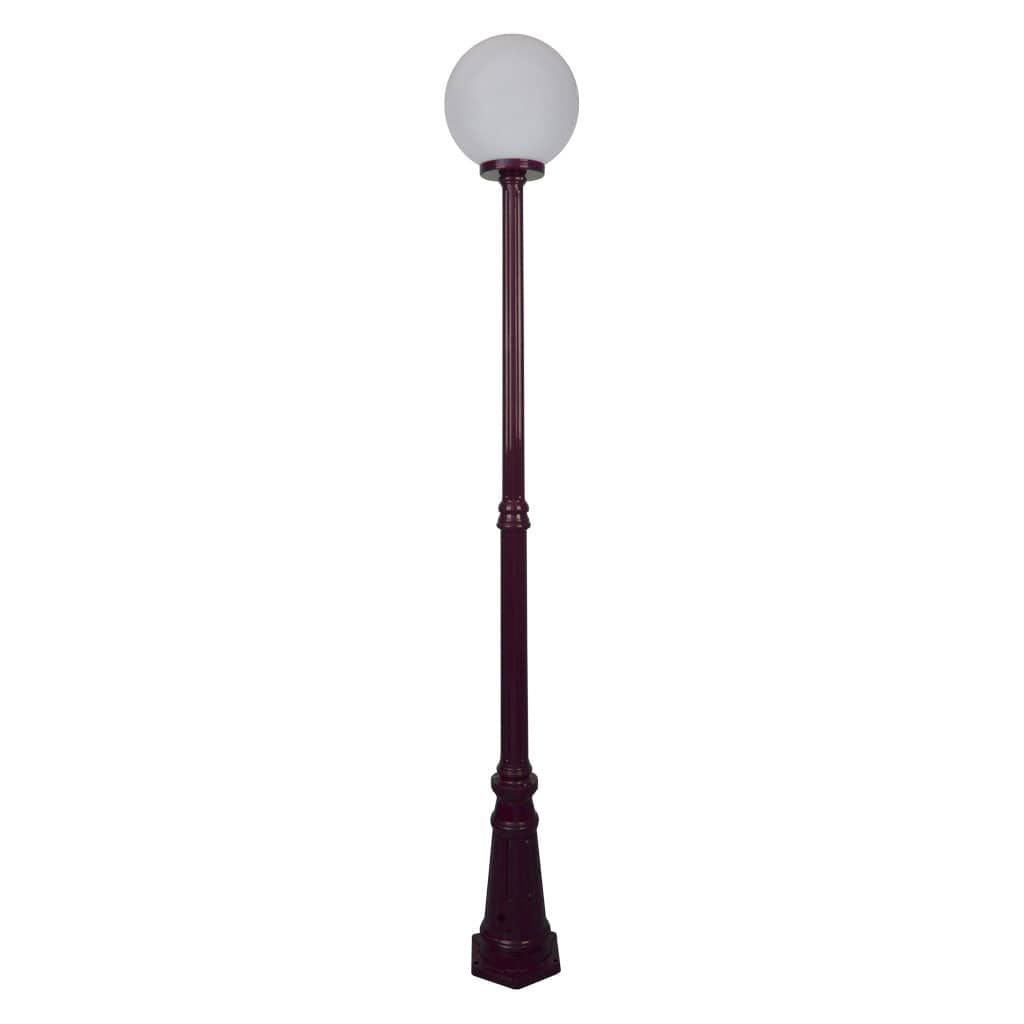 Domus Lighting Exterior Posts Burgundy DOMUS GT-558 Siena Sphere Tall Post Lights-For-You 15610