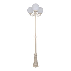 Domus Lighting Exterior Posts DOMUS GT-562 Siena Triple Spheres Tall Post Lights-For-You 15626 9330772156263