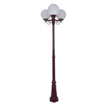Domus Lighting Exterior Posts DOMUS GT-562 Siena Triple Spheres Tall Post Lights-For-You 15628 9330772156287