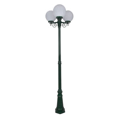 Domus Lighting Exterior Posts DOMUS GT-562 Siena Triple Spheres Tall Post Lights-For-You 15629 9330772156294