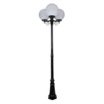 Domus Lighting Exterior Posts DOMUS GT-563 Siena Triple Spheres Tall Post Lights-For-You 15633 9330772156331