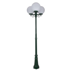 Domus Lighting Exterior Posts DOMUS GT-563 Siena Triple Spheres Tall Post Lights-For-You 15635 9330772156355