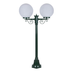 Domus Lighting Exterior Posts Green DOMUS GT-568 Siena - Twin 30cm Spheres Short Post Lights-For-You 15647
