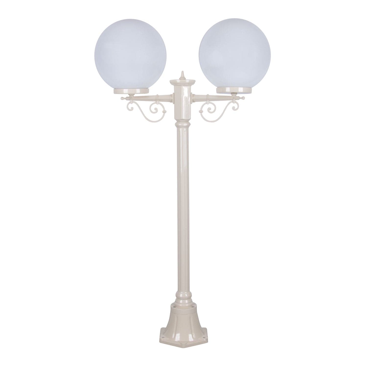 Domus Lighting Exterior Posts DOMUS GT-568 Siena - Twin 30cm Spheres Short Post Lights-For-You 15644 9330772156447