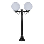 Domus Lighting Exterior Posts DOMUS GT-568 Siena - Twin 30cm Spheres Short Post Lights-For-You 15645 9330772156454