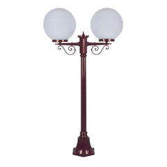 Domus Lighting Exterior Posts DOMUS GT-568 Siena - Twin 30cm Spheres Short Post Lights-For-You 15646 9330772156461