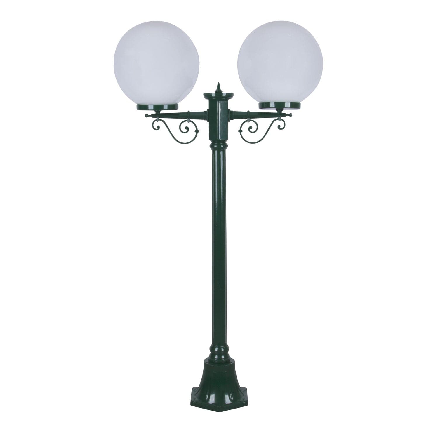 Domus Lighting Exterior Posts DOMUS GT-568 Siena - Twin 30cm Spheres Short Post Lights-For-You 15647 9330772156478