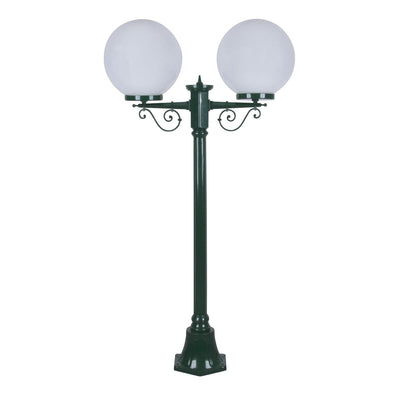 Domus Lighting Exterior Posts DOMUS GT-568 Siena - Twin 30cm Spheres Short Post Lights-For-You 15647 9330772156478
