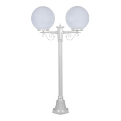 Domus Lighting Exterior Posts DOMUS GT-568 Siena - Twin 30cm Spheres Short Post Lights-For-You 15649 9330772156492