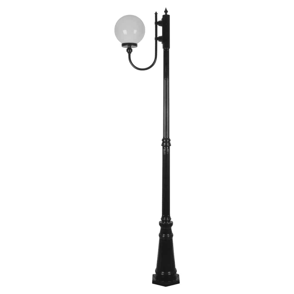 Domus Lighting Exterior Posts DOMUS GT-618 Lisbon Sphere Curved Post Light Lights-For-You 15723 9330772157239