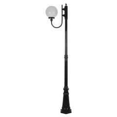 Domus Lighting Exterior Posts DOMUS GT-618 Lisbon Sphere Curved Post Light Lights-For-You 15723 9330772157239