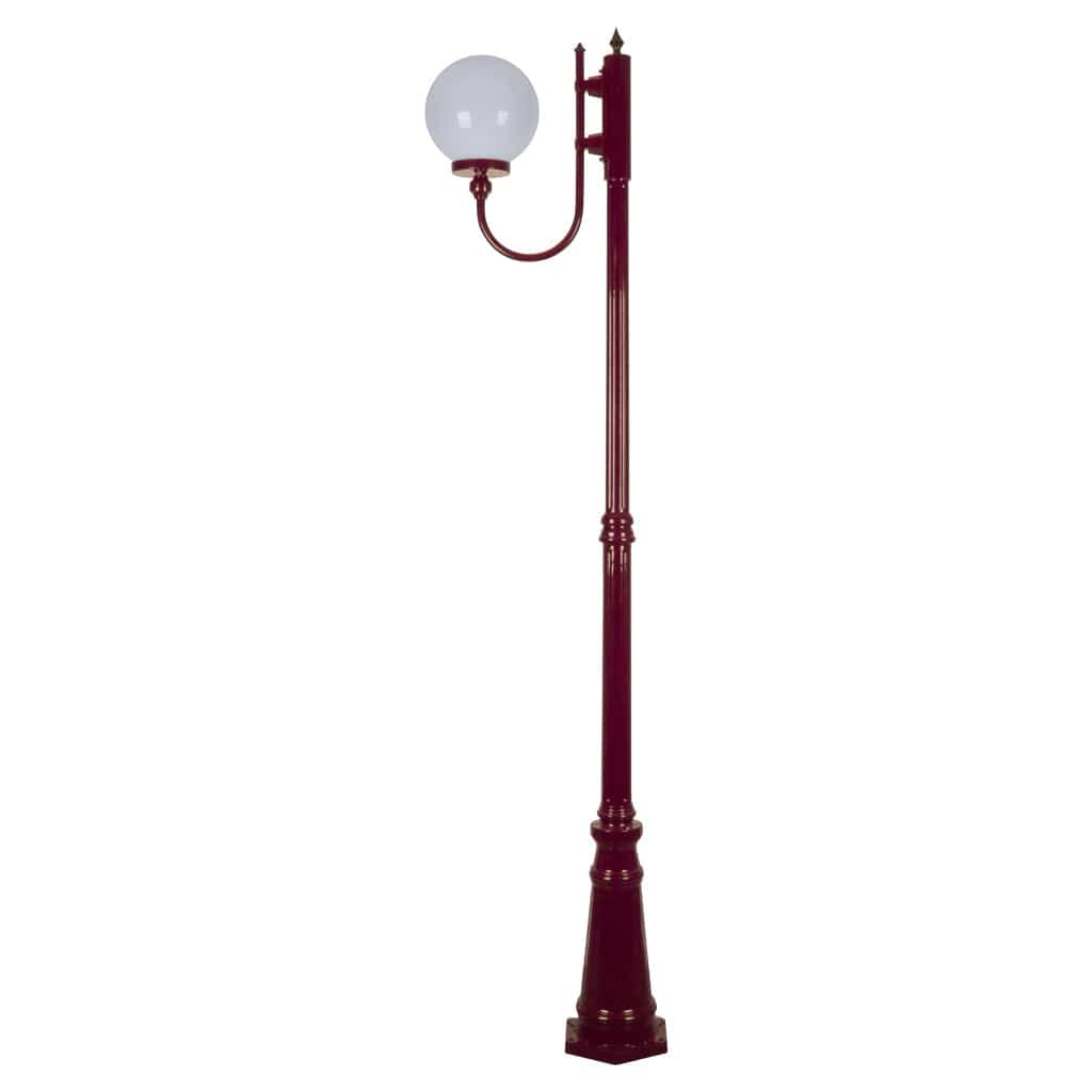 Domus Lighting Exterior Posts DOMUS GT-618 Lisbon Sphere Curved Post Light Lights-For-You 15724 9330772157246